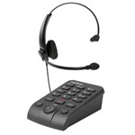 Ficha técnica e caractérísticas do produto Telefone Headset com Base Discadora Intelbras - HSB50 Preto