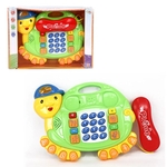 Ficha técnica e caractérísticas do produto Telefone Infantil Musical Tartaruga Phone Com Som E Luz A Pilha Wellkids Brinca Bebê 7818807