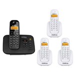 Ficha técnica e caractérísticas do produto Telefone Intelbras Sem Fio Digital Ts 3130 e 3 Ramal Ts 3111
