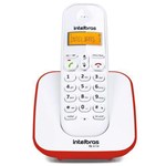 Ficha técnica e caractérísticas do produto Telefone Intelbras Sem Fio Ts 3110 Branco/Vermelho