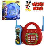Ficha técnica e caractérísticas do produto Telefone Musical de Brinquedo Infantil Mickey Colors a Pilha na Cartela