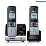 Ficha técnica e caractérísticas do produto Telefone Panasonic Sem Fio Base + Ramal com Backup de Energia Kx-Tg6722Lbb