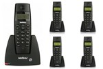 Ficha técnica e caractérísticas do produto Telefone S/ Fio Digital TS 40 ID + 4 Ramal TS 40 R Intelbras