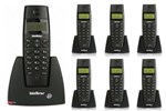 Ficha técnica e caractérísticas do produto Telefone S/ Fio Digital TS 40 ID + 6 Ramal TS 40 R Intelbras