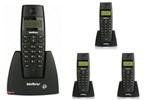 Ficha técnica e caractérísticas do produto Telefone S/ Fio Digital TS 40 ID + 3 Ramal TS 40 R Intelbras