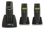 Ficha técnica e caractérísticas do produto Telefone S/ Fio Digital TS 40 ID + 2 Ramal TS 40 R Intelbras