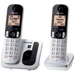 Ficha técnica e caractérísticas do produto Telefone Sem Fio com Id Base e Ramal Cinza Kx-Tgc212lb1 Panasonic