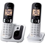 Ficha técnica e caractérísticas do produto Telefone Sem Fio com Id Base + Ramal Kx-tgc212lb1 Cinza Panasonic - BIVOLT