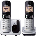 Telefone Sem Fio com Id Base + Ramal Kx-Tgc212lb1 Cinza Panasonic