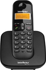 Ficha técnica e caractérísticas do produto Telefone Sem Fio com Id Chamada Intelbras TS3110 1.9Ghz Preto