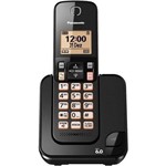 Ficha técnica e caractérísticas do produto Telefone Sem Fio com Id Kx-TGC350LBB Preto Panasonic