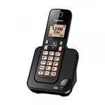Ficha técnica e caractérísticas do produto Telefone Sem Fio com ID Preto KX-TGC350LBB - Panasonic