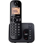 Ficha técnica e caractérísticas do produto Telefone Sem Fio com Id/Secretaria/Viva Voz Kx-Tgc220Lbb Preto Panasonic