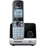 Ficha técnica e caractérísticas do produto Telefone Sem Fio com Identificador de Chamadas Kx-Tg6711 Preto Panasonic - Preto