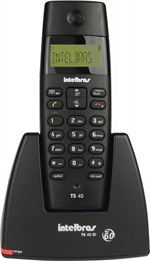 Ficha técnica e caractérísticas do produto Telefone Sem Fio com Identificador de Chamadas Ts40id Preto Intelbras