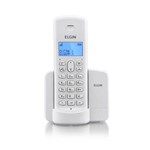 Ficha técnica e caractérísticas do produto Telefone Sem Fio com Identificador de Chamadas Tsf 8001 Branco Elgin