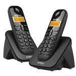 Ficha técnica e caractérísticas do produto Telefone Sem Fio com Identificador + Ramal TS3112 - Intelbras - Preto