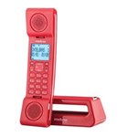 Ficha técnica e caractérísticas do produto Telefone Sem Fio Digital Intelbras Ts8520 Vermelho