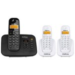 Ficha técnica e caractérísticas do produto Telefone Sem Fio Digital Ts 3130 e 2 Ramal Ts 3111 Intelbras
