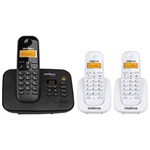 Ficha técnica e caractérísticas do produto Telefone Sem Fio Digital Ts 3130 + 2 Ramal Ts 3111