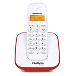 Ficha técnica e caractérísticas do produto Telefone Sem Fio Digital Ts 3110 Branco e Vermelho Intelbras