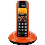 Ficha técnica e caractérísticas do produto Telefone Sem Fio Elgin TSF 7600 com Identificador de Chamada Laranja - Elgin