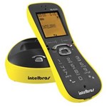 Ficha técnica e caractérísticas do produto Telefone Sem Fio Identificador de Chamadas TS8220 Amarelo - Intelbras