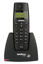 Ficha técnica e caractérísticas do produto Telefone Sem Fio Intelbras 4070350 Ts 40 Id Preto Dect 6.0 com Identificador de Chamadas