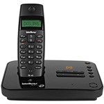 Telefone Sem Fio Intelbras com Secretária Eletrônica Preto TS40Se