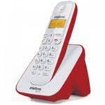 Ficha técnica e caractérísticas do produto Telefone Sem Fio Intelbras TS 3110 Branco/Vermelho