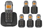 Ficha técnica e caractérísticas do produto Telefone Sem Fio Intelbras TS 5120 Viva-Voz 1,9 GHz DECT 6.0 + 5 Ramal TS 5121 Viva-Voz 1,9 GHz DECT 6.0