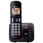 Ficha técnica e caractérísticas do produto Telefone Sem Fio KX-TGC220LBB Preto - Panasonic