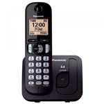 Ficha técnica e caractérísticas do produto Telefone Sem Fio KX-TGC210LBB ID Panasonic