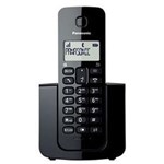 Ficha técnica e caractérísticas do produto Telefone Sem Fio Panasonic com Id - Kxtg110lbb - Preto - - BIVOLT