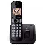 Ficha técnica e caractérísticas do produto Telefone Sem Fio Panasonic com Viva Voz KX-TGC210LBB Preto