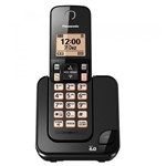 Ficha técnica e caractérísticas do produto Telefone Sem Fio Panasonic com Viva Voz KX-TGC350LBB Preto