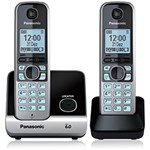 Ficha técnica e caractérísticas do produto Telefone Sem Fio Panasonic KX-TG6712LBB com Ramal