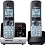 Ficha técnica e caractérísticas do produto Telefone Sem Fio Panasonic KX-TG6722LBB 1 Ramal - Identificador de Chamada Viva Voz Preto e Prata