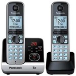Ficha técnica e caractérísticas do produto Telefone Sem Fio Panasonic KX-TG6722LBB Preto Dect 6.0 - com Base e Ramal