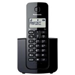 Ficha técnica e caractérísticas do produto Telefone Sem Fio Panasonic Kx - Tgb110Lbb Identificador de Chamadas - Preto - Bivolt