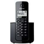 Ficha técnica e caractérísticas do produto Telefone Sem Fio Panasonic KX-TGB110LBB Preto - Identificador de Chamadas