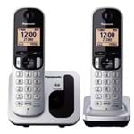 Ficha técnica e caractérísticas do produto Telefone Sem Fio Panasonic KX-TGC212LB1, 2 Ramais, Viva-Voz, Branco - Bivolt