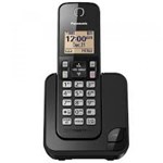 Ficha técnica e caractérísticas do produto Telefone Sem Fio Panasonic Kx-Tgc350lbb Viva Voz Preto