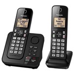 Ficha técnica e caractérísticas do produto Telefone Sem Fio Panasonic TGC362 com Atendimento Digital - Preto