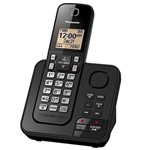 Ficha técnica e caractérísticas do produto Telefone Sem Fio Panasonic Tgc360 com Atendimento Digital - Preto