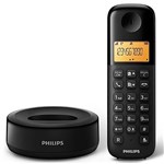 Ficha técnica e caractérísticas do produto Telefone Sem Fio Philips D1301B com Identificador de Chamadas - Preto