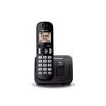 Ficha técnica e caractérísticas do produto Telefone Sem Fio Preto KX-TGC210LBB - Panasonic