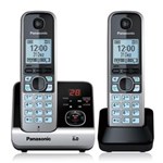 Ficha técnica e caractérísticas do produto Telefone Sem Fio + Ramal, DECT 6.0, Identificador Chamadas, Visor 1,8, KX-TG6722LBB - Panasonic