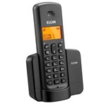 Ficha técnica e caractérísticas do produto Telefone Sem Fio TSF8001 Identificador de Chamada Viva Voz Preto - Elgin