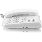 Ficha técnica e caractérísticas do produto Telefone Tcf-2000 com Chave Bloqueio Branco Elgin